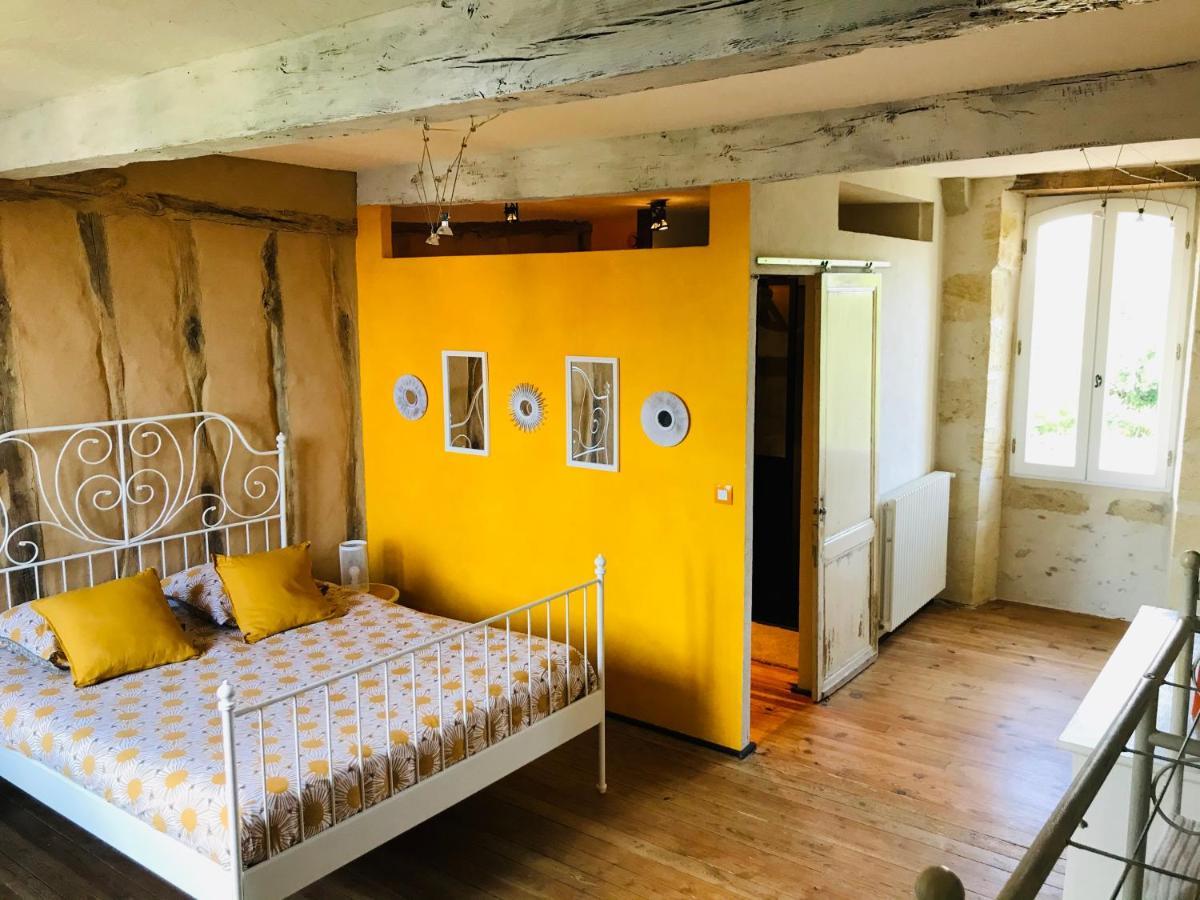 Maison D'Hotes Rouge Bordeaux Auros Exteriér fotografie